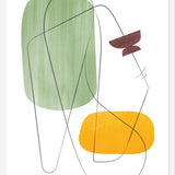 Cuadro Abstraction with gray lines 12