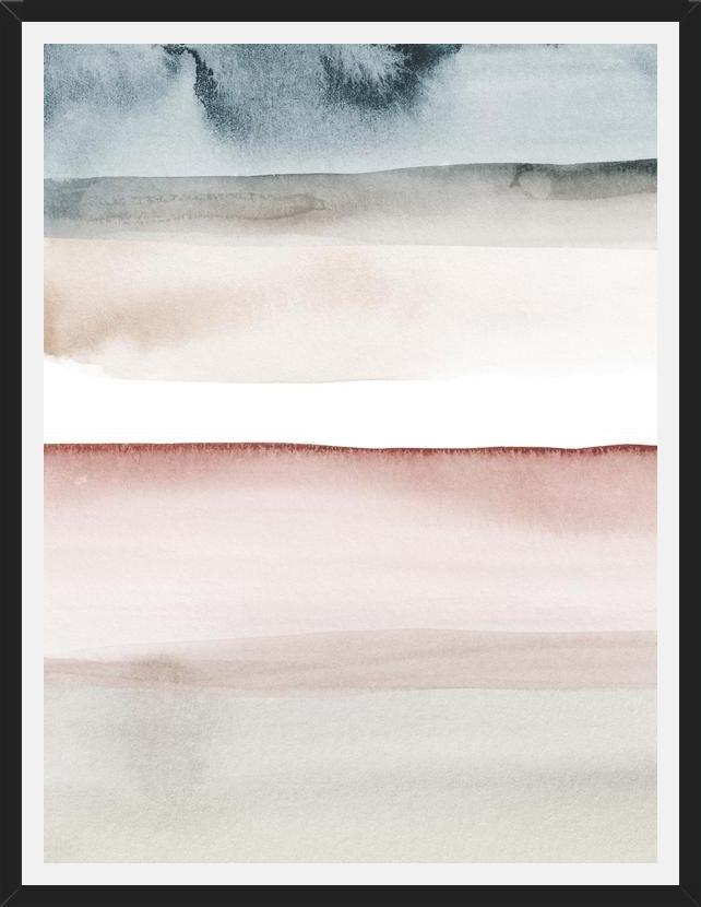 Cuadro Watercolor brush strokes 3