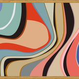 Cuadro Colorful Abstract Waves 4
