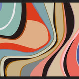 Cuadro Colorful Abstract Waves 4
