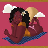 Cuadro Mujer en la Playa 2