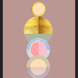 Cuadro Modern circles decor 3