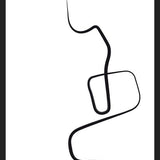 Cuadro Black ink traces I