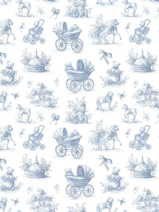 Papel Mural Bears Blue