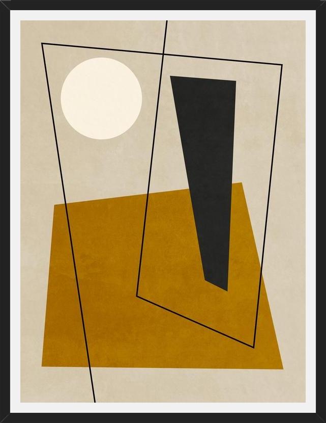 Cuadro Geometric Art - Gold 03