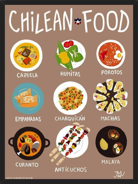 Cuadro Chilean Food