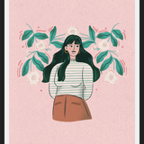 Cuadro Mujer Florecida