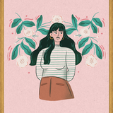 Cuadro Mujer Florecida