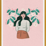 Cuadro Mujer Florecida