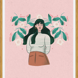 Cuadro Mujer Florecida