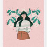 Cuadro Mujer Florecida