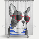 Cortina de Baño Frenchie Summer Style