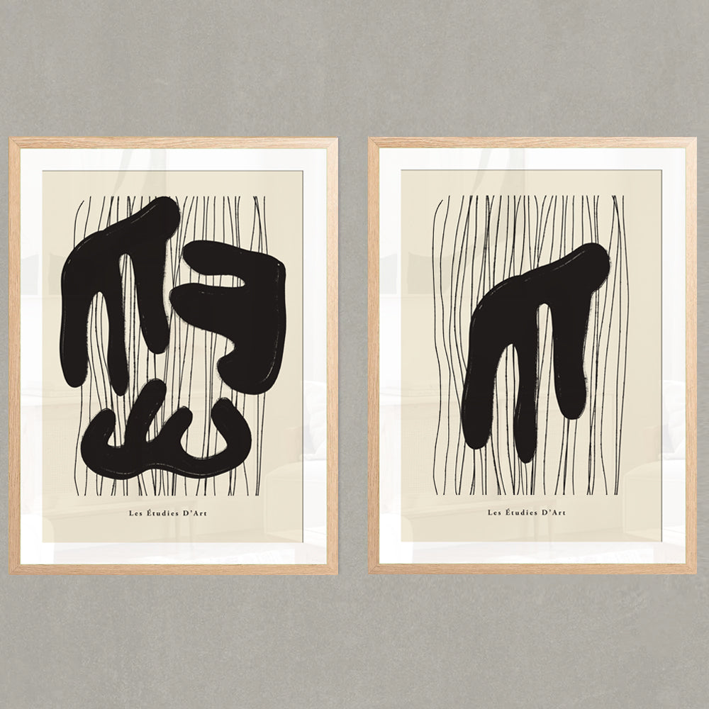 Set de Cuadros Les Etudies D´art