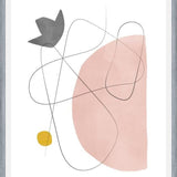 Cuadro Abstraction with gray lines 2