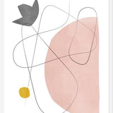 Cuadro Abstraction with gray lines 2