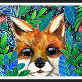 Cuadro Zorrito en la maleza