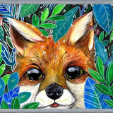 Cuadro Zorrito en la maleza