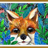 Cuadro Zorrito en la maleza