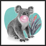 Cuadro Koala comiendo chicle