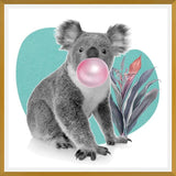 Cuadro Koala comiendo chicle