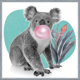 Cuadro Koala comiendo chicle