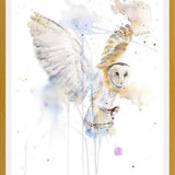 Cuadro Lechuza Blanca