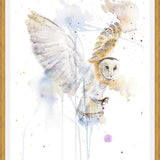 Cuadro Lechuza Blanca