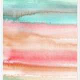 Cuadro Watercolor Gradient Red Green