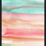 Cuadro Watercolor Gradient Red Green