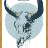 Cuadro Bull skull