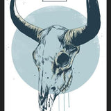 Cuadro Bull skull