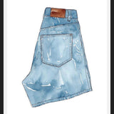 Cuadro Blue Denim Jean Shorts