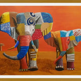Cuadro Elefantes