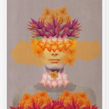 Cuadro Woman in flowers IV