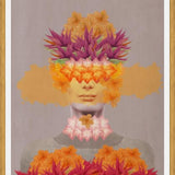 Cuadro Woman in flowers IV