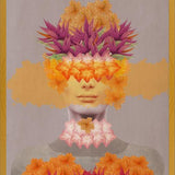 Cuadro Woman in flowers IV