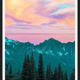 Cuadro Holographic Sky