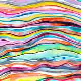 Canvas Watercolor Agate Colorful