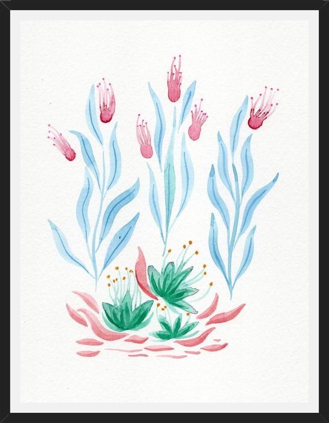 Cuadro Florecillas