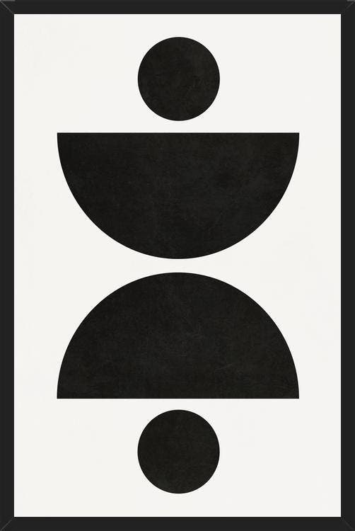 Cuadro ABSTRACT AND GEOMETRIC SHAPES 02BW