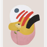 Cuadro Abstract Shapes & Flower 1