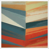 Cuadro Geometric Pattern with Stains