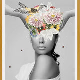 Cuadro Coronando con Flores