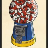 Cuadro Pokeball Machine