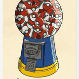 Cuadro Pokeball Machine
