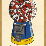 Cuadro Pokeball Machine