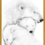 Cuadro Familia Osos Polares