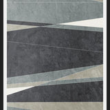 Cuadro Líneas Elegantes - Verde y Gris