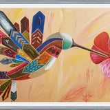 Cuadro El colibrí y la flor 2