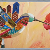 Cuadro El colibrí y la flor 2